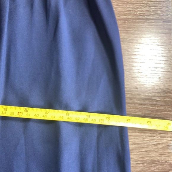 Womens Medium Navy Blue St. John Trouser Pants - Picture 11 of 12